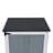 54" Two-Tone Storage Shed - Gray & White Design With Sloped Roof & 5 Compartments