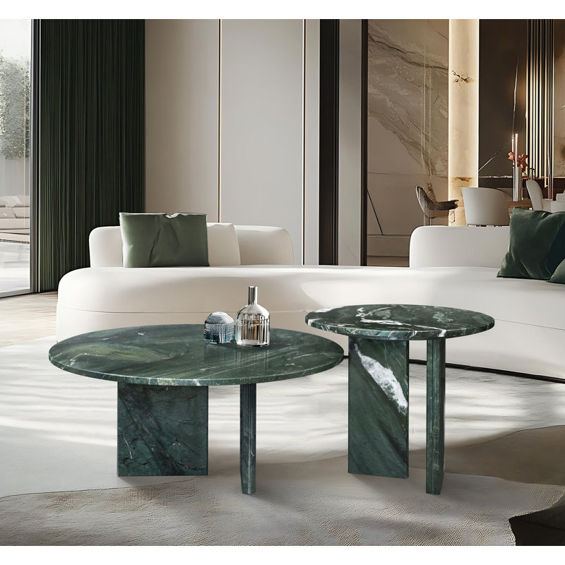 Ensemble de tables basses Luxury Green Luxury