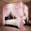 4 moustiquaires à volants avec lit à baldaquin et double couche avec moustiquaire pour 4 adultes et décoration de chambre à coucher