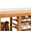 Banc de rangement polyvalent pour chaussures rembourrées