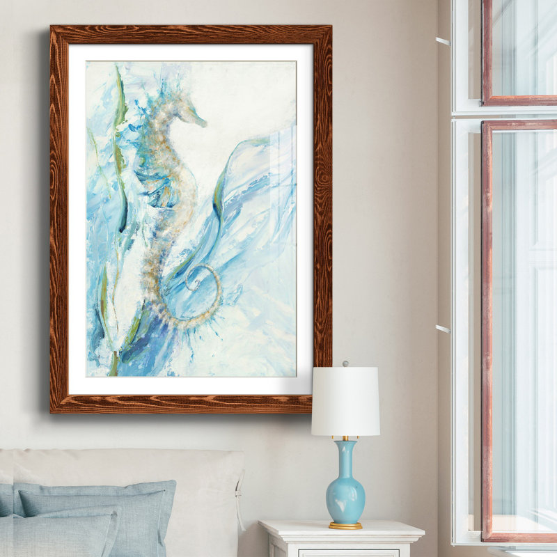 " New Seahorse ", Maple Paper, 37.5" H x 27.5" W x 1.5" D