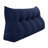 Sit-up Back Comfort Corduroy Bed Headboard Wedge Reading Pillow Triangular Backrest-99222255-99222256