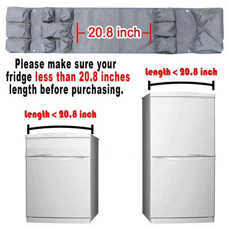 56 In X 12 In 12 Pockets Mini Fridge Organizer,Dorm And Office Over The Fridge Caddy Organizer, Mini Fridge Accessorie(Grey)