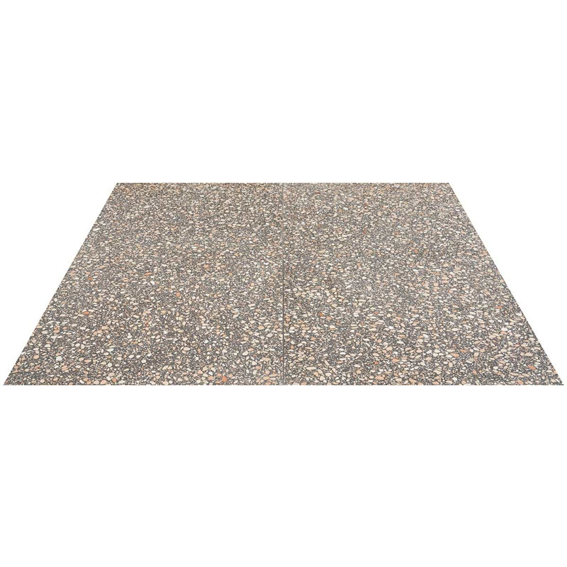 Terrazzo Italy 24x24 Honed Terrazzo Tile, Dolce Rina Gray