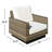 Ravinia Wicker Outdoor Swivel Lounge Chair with Sunbrella Cushions-1513606200