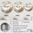 Selestina Beige And Gold Minimalism Storms II - Storms Decorative Mirror, Beige Round Wall Mirror, Printed Metal Art-1332197916