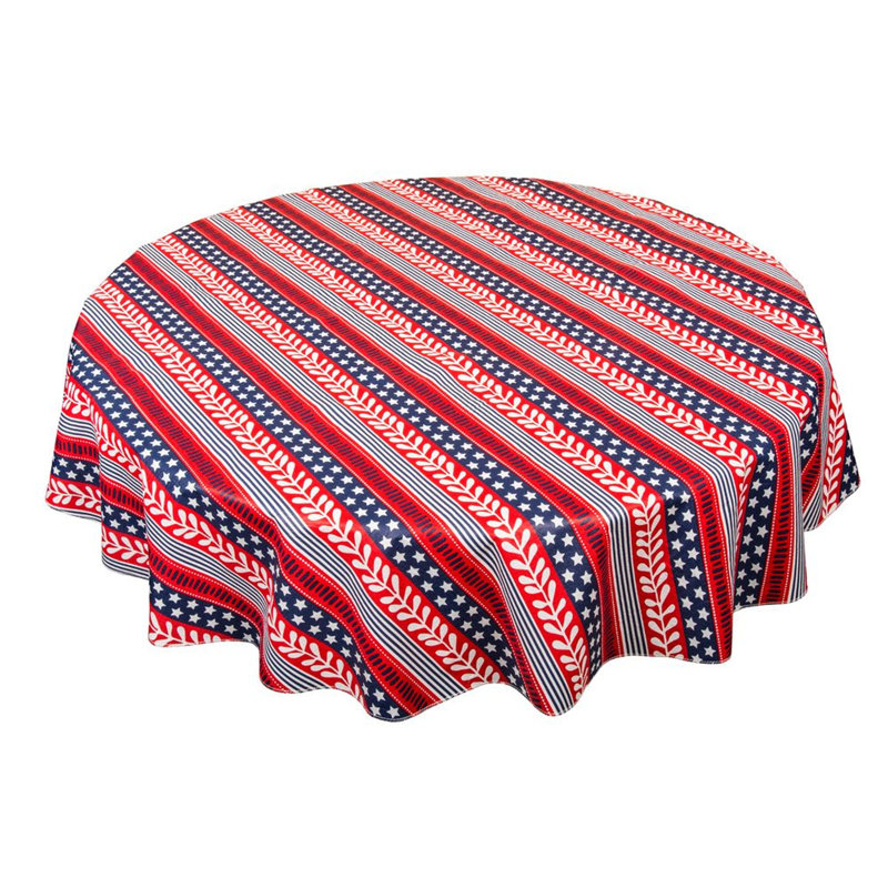 Sandsmere Striped Round Tablecloth