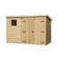 10 Ft. W x 3 Ft. D Shiplap Pent Wooden Shed
