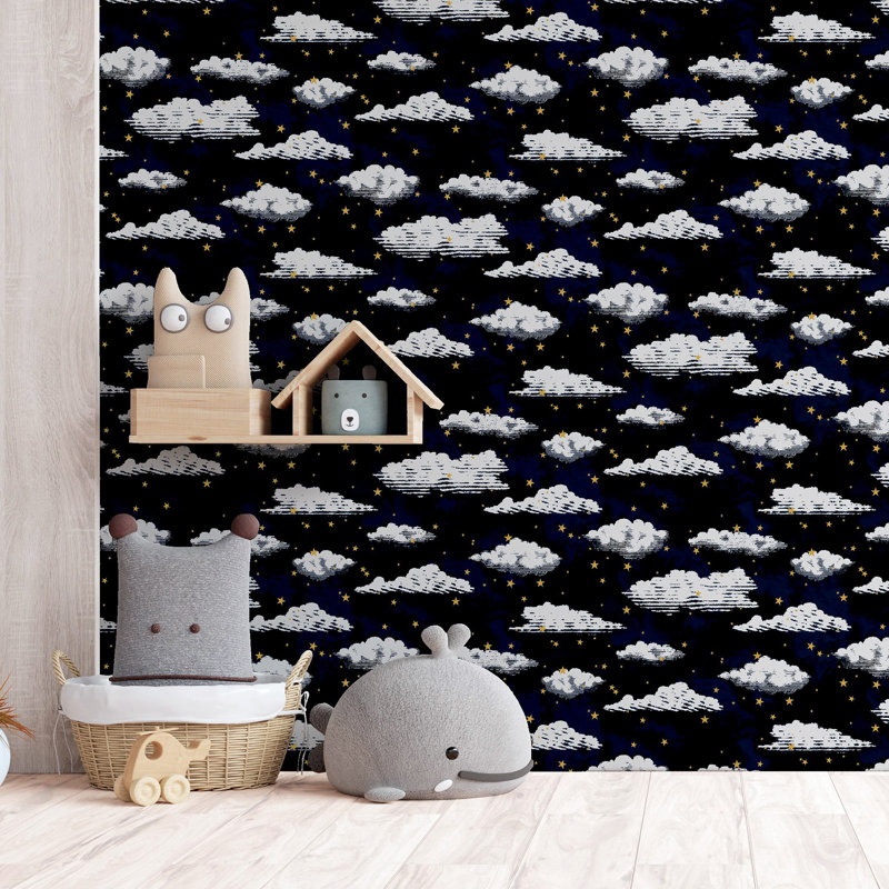 Zeno Navy Starry Skies Wallpaper