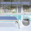 3 chaises de patio bleu marine: chaises de piscine en aluminium avec table d'appoint. Fauteuil inclinable d'extérieur réglable pour une détente et une commodité optimales. . Cadre rouillé - finition. 5 positions inclinables et. Espace. Pour
