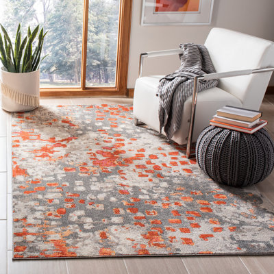 Poche Performance Abstract Rug