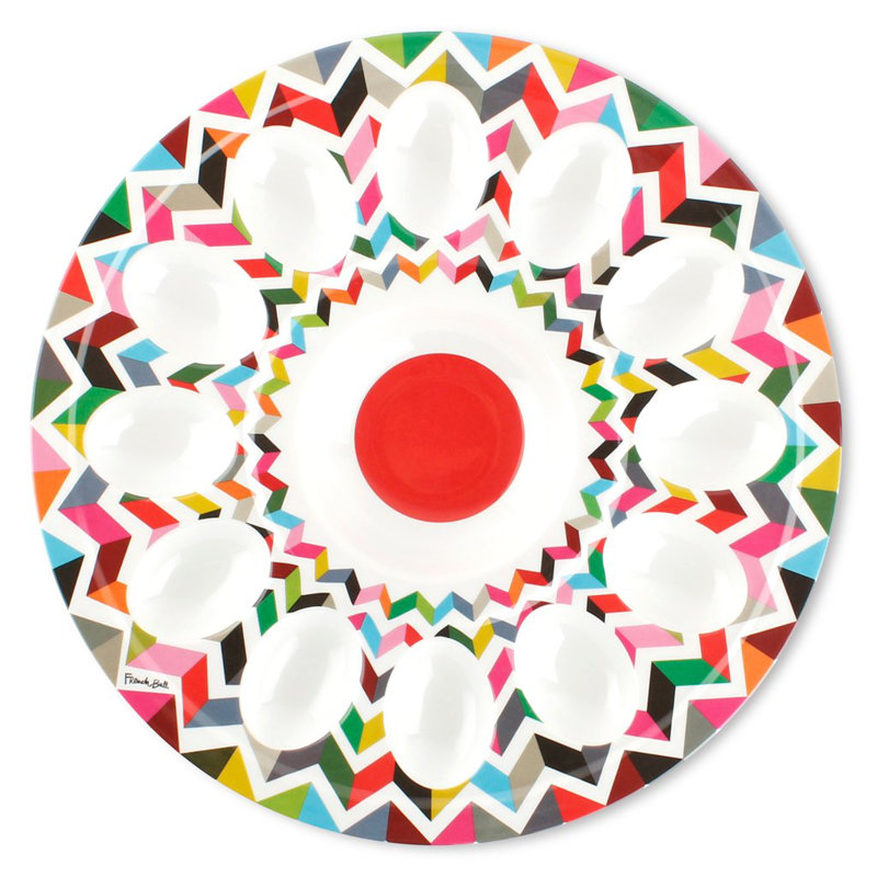 Plateau pour oeuf en mélamine ziggy