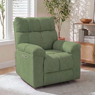 102cm Wide Chenille Rocker Standard Recliner