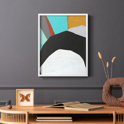 Graphica III Framed Print - Solid Wood