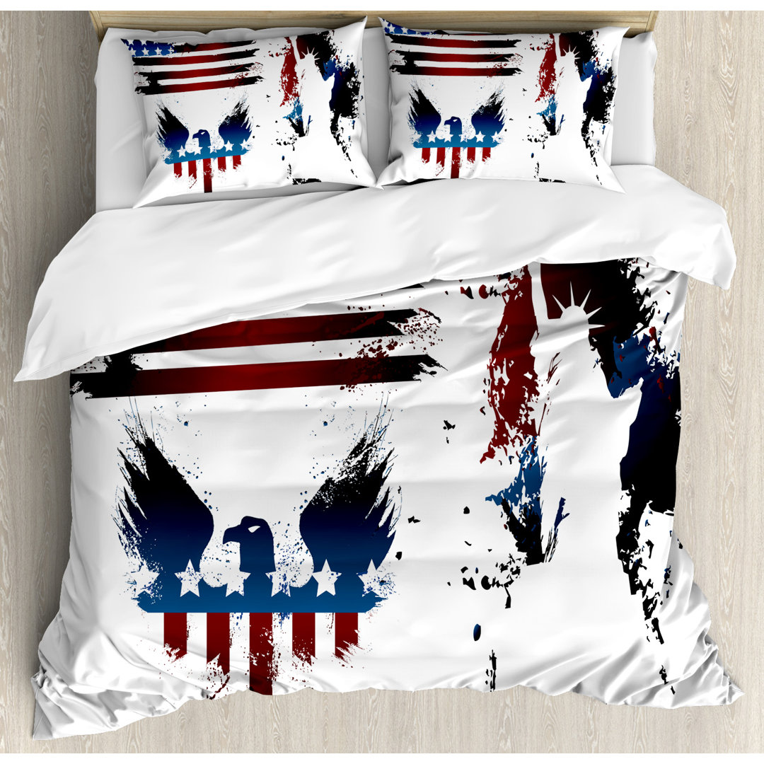Modern & Contemporary Duvet Cover Set Ambesonne 