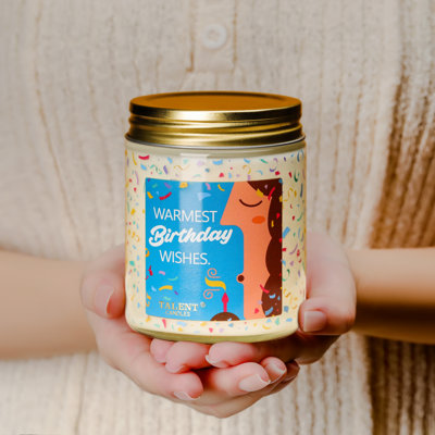 Happy Birthday Gifts | Happy Birthday Candle for Women Girls Best Friend, Birthday Gifts Ideas - French Riviera Scented Candles