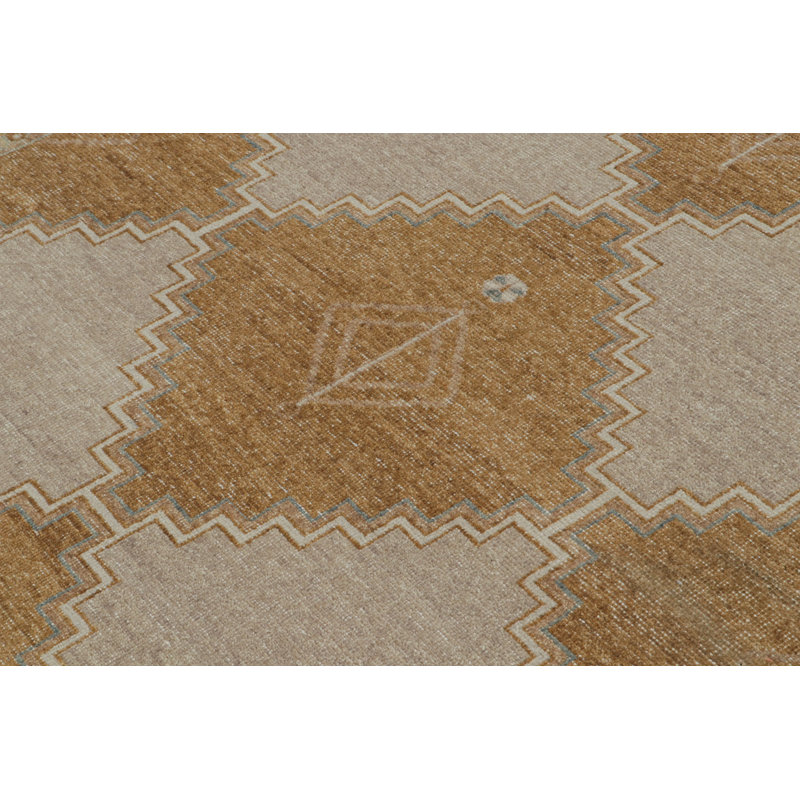 Distressed Homage Hand Knotted Wool Animal Print Area Rug, Rectangle 9' x 12'
