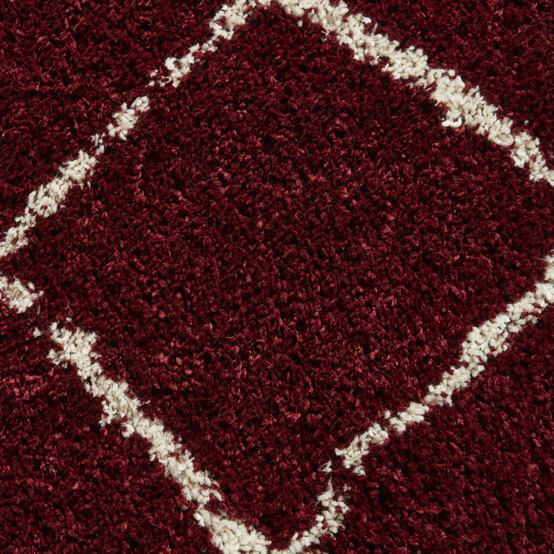 Glynis area rug Machine Woven Rectangle Red, Rectangle 80 x 150cm