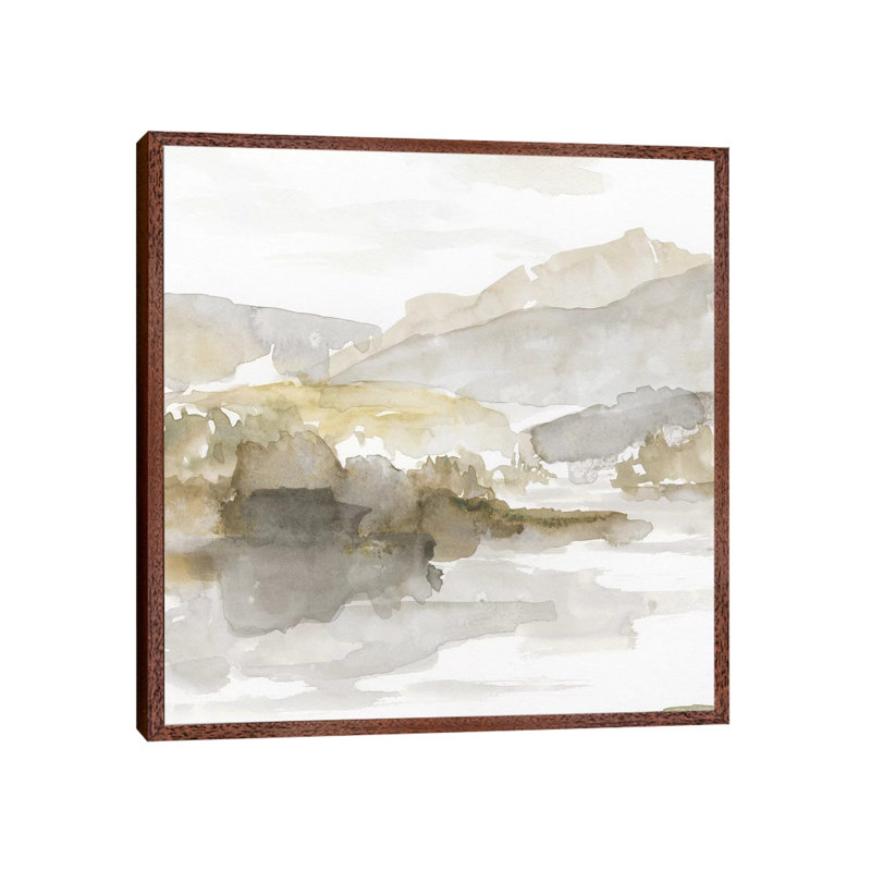 Sahara Sands I by Nan - Painting on Canvas, Classic Brown Wood Framed, 66.04 cm H x 66.04 cm W