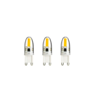 2.5 Watt (25 Watt Equivalent), G9 LED Dimmable Light Bulb, Warm White G9/Bi-pin Base