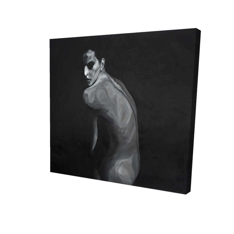 Dénudé - Toile grise de salon pour une décoration intérieure élégante