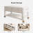 Modern 60" Wood Kitchen Island With Wheels & Cabinets