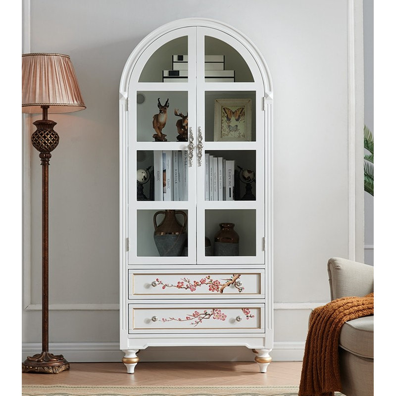 American Painted Multi-Functional Large-Capacity Display & China Cabinets