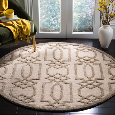 Zandbergen Hand Tufted Wool Geometric Rug