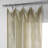 Marylane Geometric Patterned Faux Linen Sheer Curtains for Bedroom & Living Room Curtains - Single Panel Drapes-1137435140-1077455647