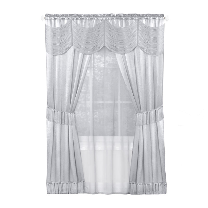 Rideau en polyester, L 56 po x L 84 po