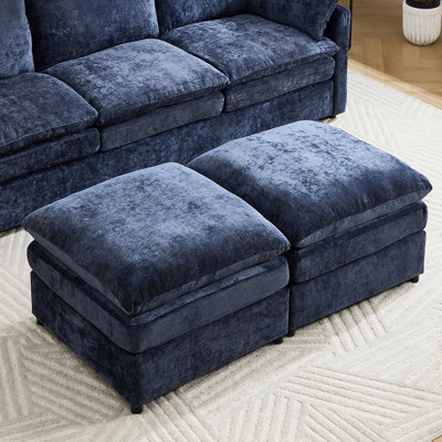 28'' Upholstered Square Ottoman (Set Of 2)