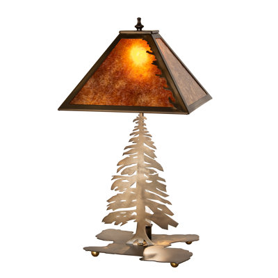 21" High Tall Pines Table Lamp