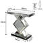 Andreja 80cm Glass Top Console Table