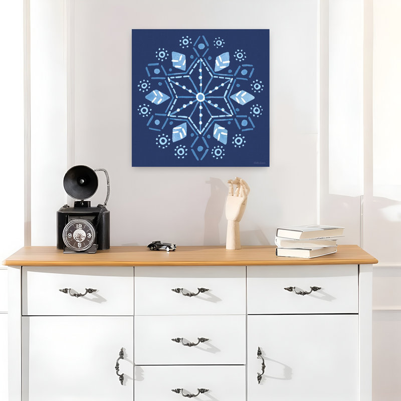 Paysage d'hiver contemporain Winter Sparkle, H 18 po x l 18 po