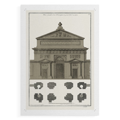 Buildings & Facades II -Canvas Print Only - NOT FRAMED