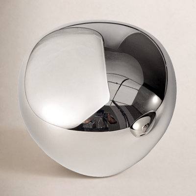 Titanium Silver Geometric Cabinet Knob
