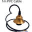 3 - Light Satin Nickel Cone Pendant-2057021088