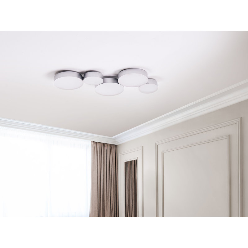 Avinveer LED Flush Mount, Silver