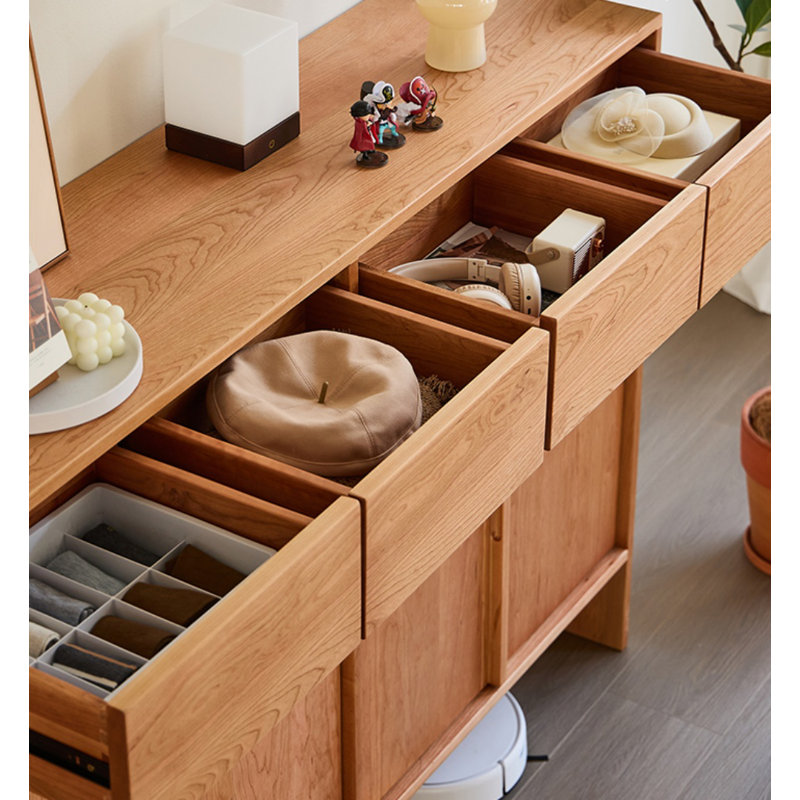 Buffet décoratif en bois massif Saryan