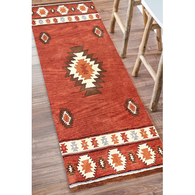Joshua Southwestern Wool Hand Woven Area Rug