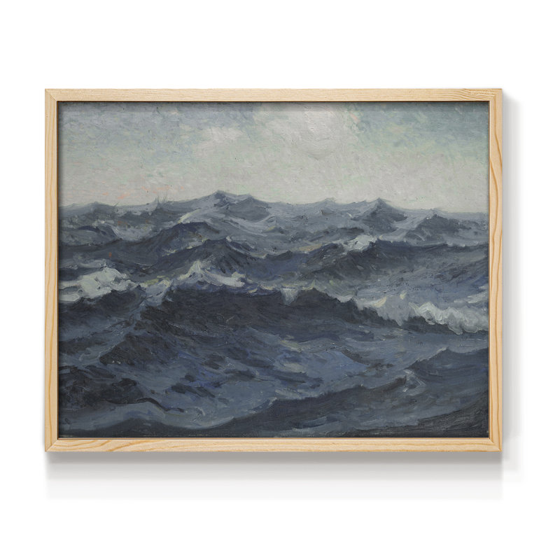 Paysages rétro - DCCLXII - Reproduction encadrée - Restickable, H 8 po x l 10 po, Naturel