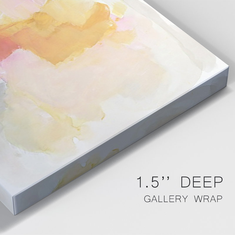 «Warm Petals I» sur toile, H 36 po x l 24 po x P 1 po