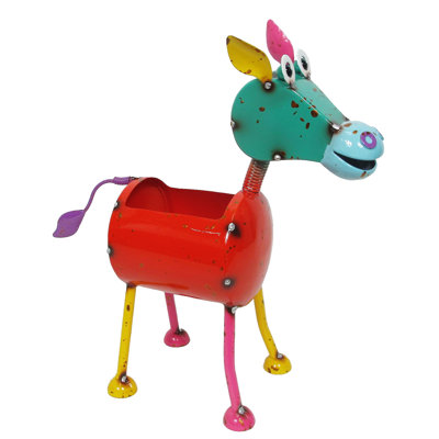 Tilda Metal Horse Statue Planter