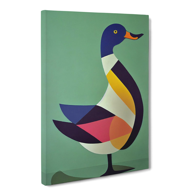 Abstract Duck Vol.6 - Wrapped Canvas, 50cm H x 35cm W x 3cm D