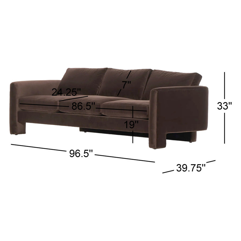 Katya Sofa, Surrey Cocoa