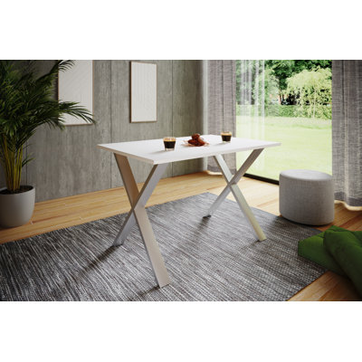 Alwilda Metal Base Dining Table