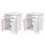 Meuble-lavabo double 48 po, meuble-lavabo en bois avec tiroirs basculants, 2 armoires de rangement et 2 meubles-lavabos séparés avec lavabos en céramique-1143274179