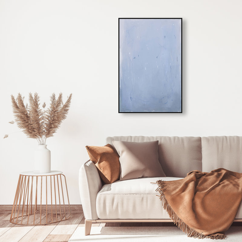 Calm Waters II Print by Oliver Gal, 31"H x 46"W, Black Floater Frame