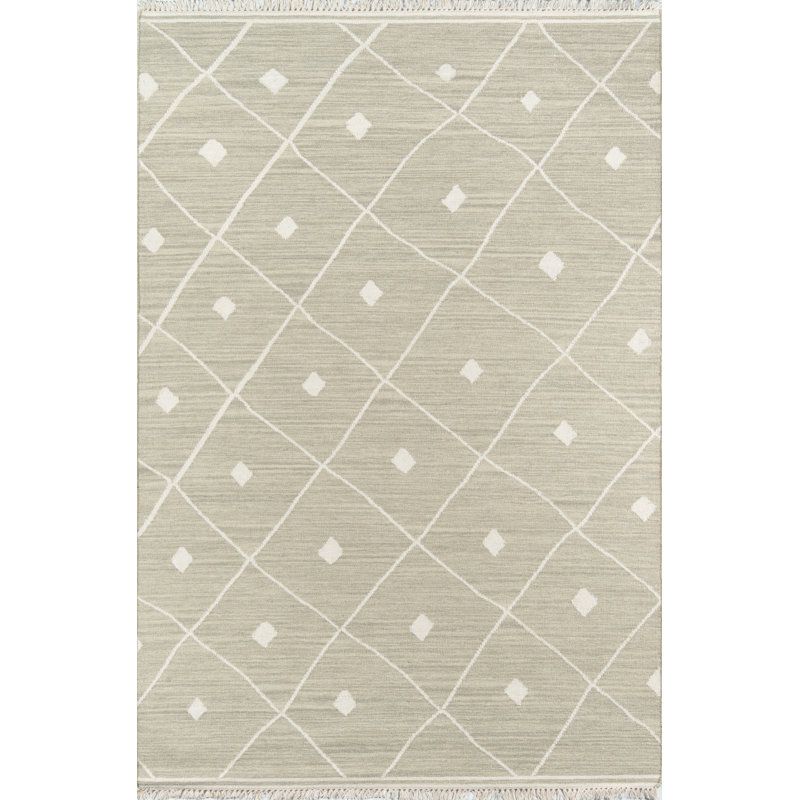 Mattawa Wool Geometric Indoor Rug, Rectangle 5' x 7'6"
