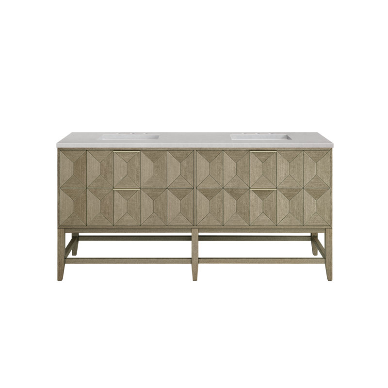 Emmeline 72'' W Double Vanity, 8" Widespread, Tajnar Eclos